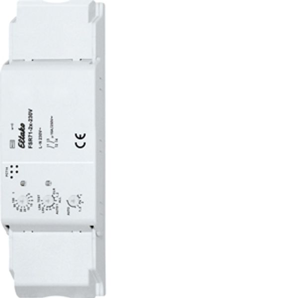 2 channel wireless actuator impulse switch with integr. relay function image 1