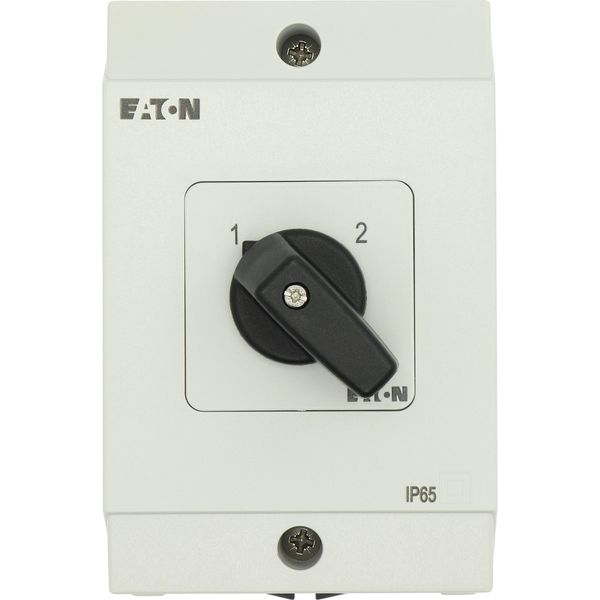 Multi-speed switches, T0, 20 A, surface mounting, 4 contact unit(s), Contacts: 8, 90 °, maintained, Without 0 (Off) position, 1-2, Design number 11 image 29