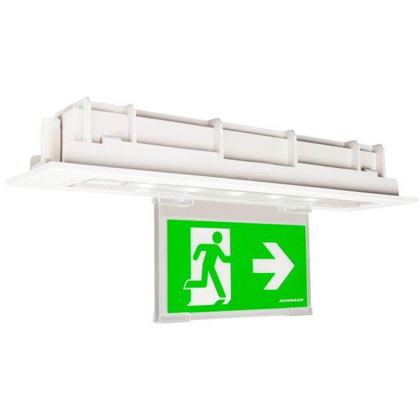 Emerg.luminaire KB ERT-LED 4x1W 230V ceiling mounting image 6