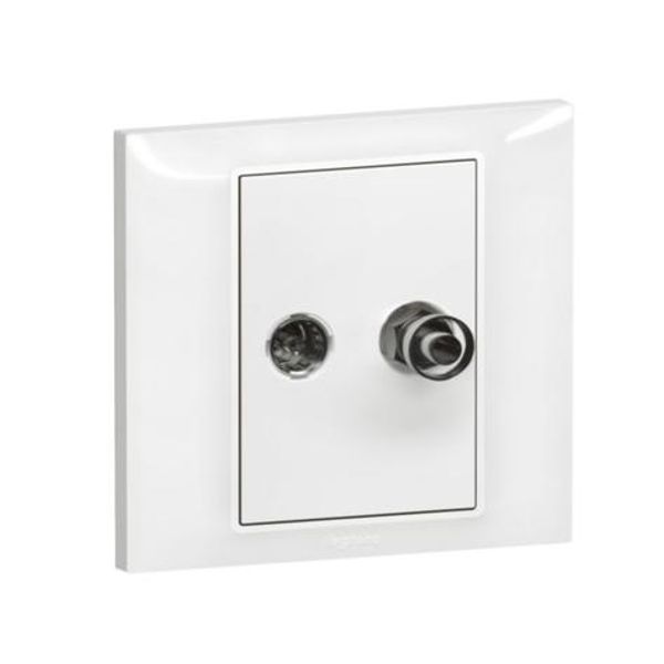 Belanko S - female TV Satellite socket - White image 1