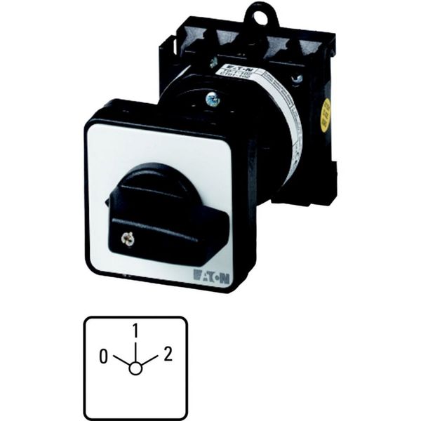 Multi-speed switches, T0, 20 A, rear mounting, 4 contact unit(s), Contacts: 8, 60 °, maintained, With 0 (Off) position, 0-1-2, Design number 4 image 2