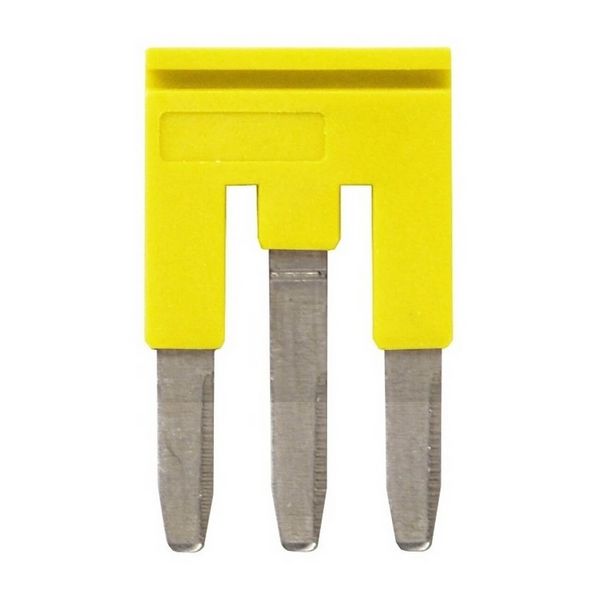 Short bar for terminal blocks 2.5 mm² push-in plus models, 3 poles, ye image 3