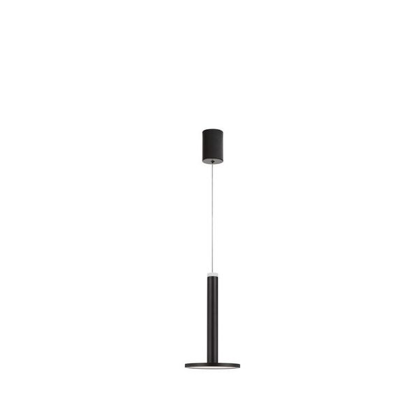 Matt Black Metal   LED 10 Watt 230 Volt   517Lm 3000K IP20   D: 15 H: 160 cm Adjustable height image 1