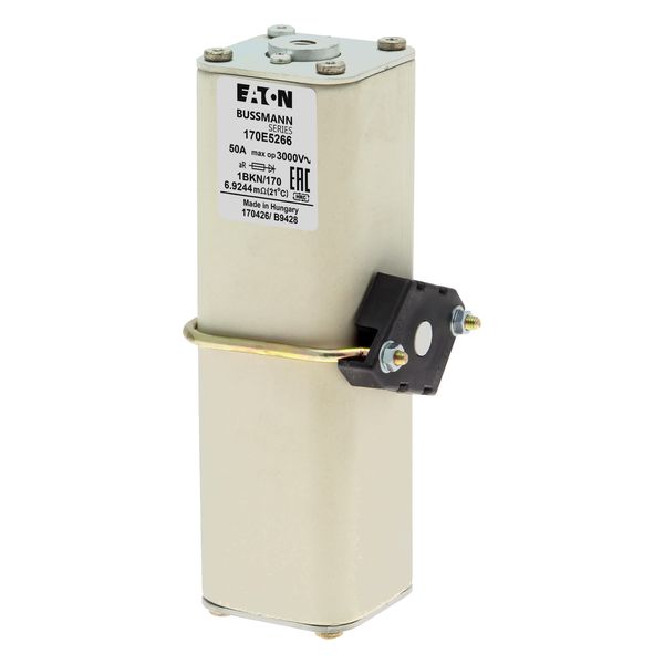 Fuse-link, high speed, 50 A, AC 3000 V, size 1, aR, IEC, with indicator image 21