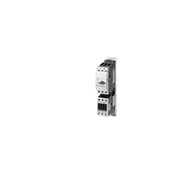 Load feeder fuseless direct-on-line starting, 400 V AC 18...25 A, 24 V AC 50 Hz Size S2 Screw terminal on adapter  3RA1130-4DB34-0AB0 image 1