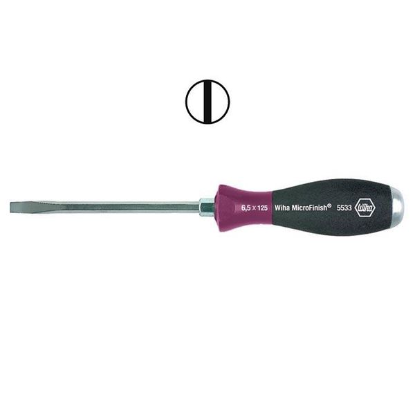 MicroFinish slotted screwdriver MicroFinish 8x150mm image 1