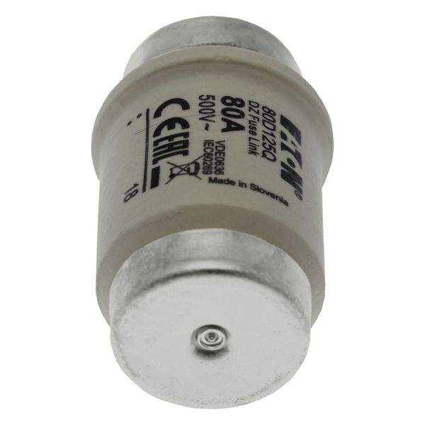 Fuse-link, low voltage, 80 A, AC 500 V, D4, gR, DIN, IEC, fast-acting image 12