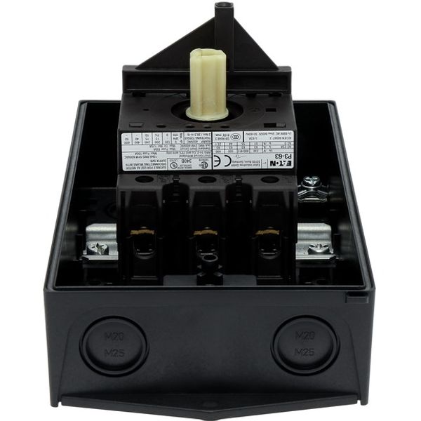 On-Off switch, P3, 63 A, surface mounting, 3 pole, Emergency switching image 5