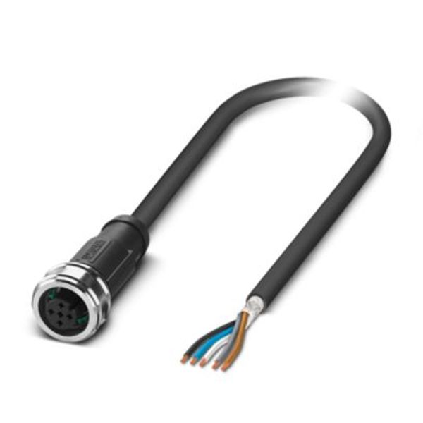 SAC-5P- 3,0-PUR/P12FS SH - Sensor/actuator cable image 1