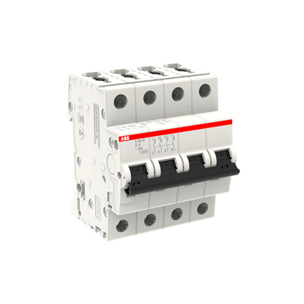 S204M-D4 Miniature Circuit Breaker - 4P - D - 4 A image 2