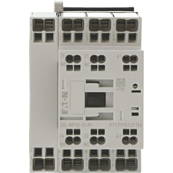 Contactor, 4 pole, AC operation, AC-1: 32 A, 1 N/O, 1 NC, 230 V 50 Hz, 240 V 60 Hz, Push in terminals image 5
