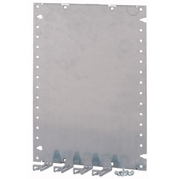 Mounting plate for MCCBs/Fuse Switch Disconnectors, HxW 400 x 600mm image 1