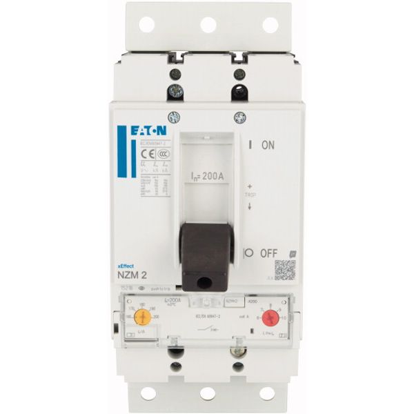 Circuit-breaker, 3p, 200A, plug-in module image 2