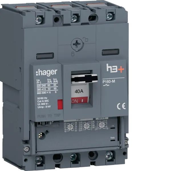 Circuit breaker P160 LSnI 3P-3D 40A 50kA image 1