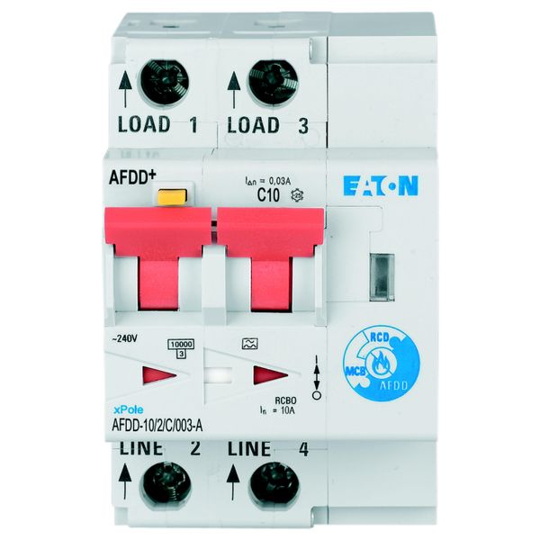 Arc Fault Detection Device, 2p, C, 10 A, 30 mA, type A image 18