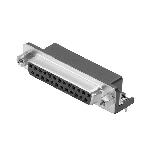 PCB plug-in connector data, Thread-bolt UNC 4-40, THT solder connectio image 1