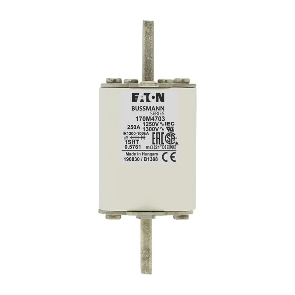 Fuse-link, high speed, 250 A, AC 1250 V, size 1, 53 x 63 x 135 mm, aR, IEC, single indicator image 16