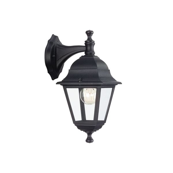 LIMA wall lantern black 1x60W 230V image 1