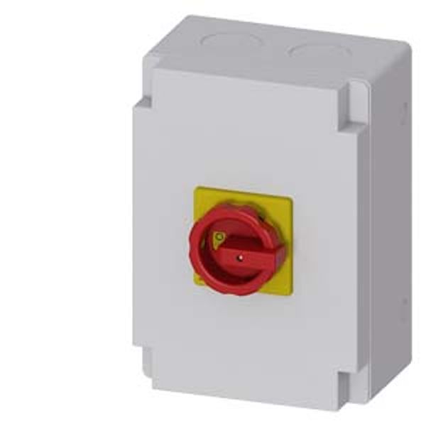 SENTRON, Switch disconnector 3LD, emergency switching-off switch, 3- pole, Iu: 125 3LD2866-1GP53-0US2 image 1