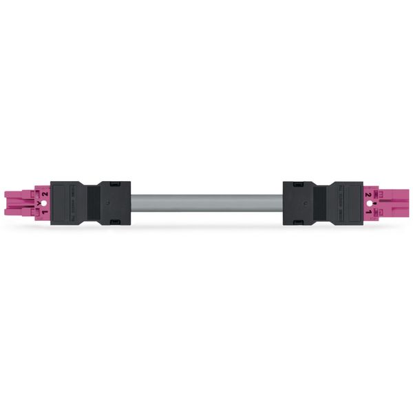 pre-assembled interconnecting cable Eca Socket/plug pink image 4