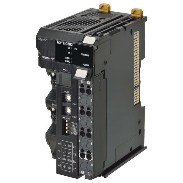 NX-series EtherNet/IP Coupler, 2 ports, supports local safety, 63 I/O image 3