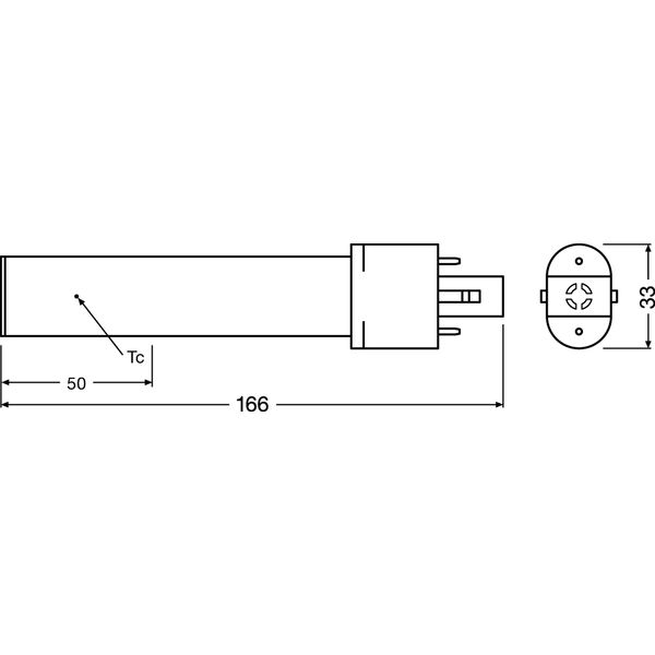 OSRAM DULUX® S LED EM & AC MAINS 4.5 W/3000K image 4