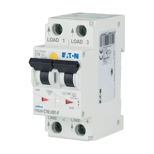 Digital RCD/MCB combination, 16 A, 10 mA, MCB trip characteristic: C, 2p, RCD trip characteristic: F image 13