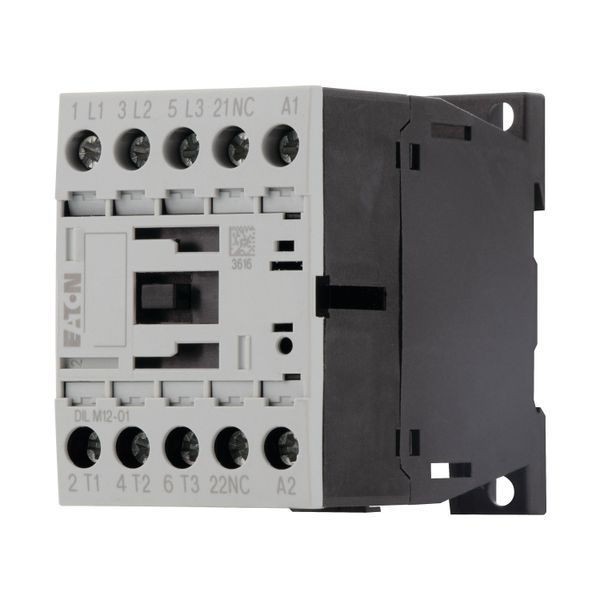 Contactor, 3 pole, 380 V 400 V 5.5 kW, 1 NC, 220 V 50 Hz, 240 V 60 Hz, AC operation, Screw terminals image 6
