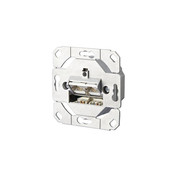 E-DAT C6A 2 port flush mounted without cover image 1