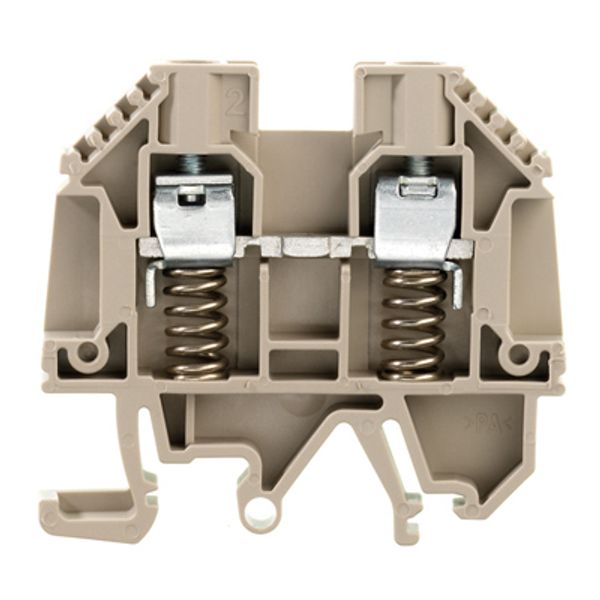 Feed-through terminal block, Screw connection, 6 mm², 690 V, 41 A, Num image 1