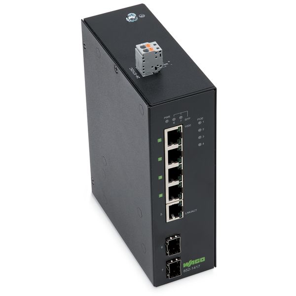 Industrial-ECO-Switch 5-port 1000Base-T 2-Slot 1000BASE-SX/LX black image 3