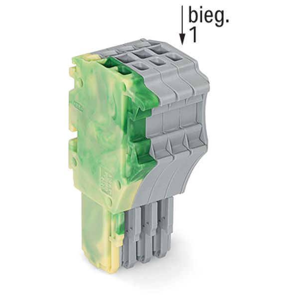 1-conductor female connector Push-in CAGE CLAMP® 1.5 mm² green-yellow/ image 3