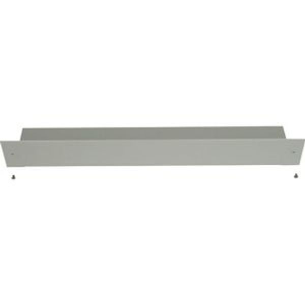 Plinth, front plate for HxW 100 x 800mm, grey image 1