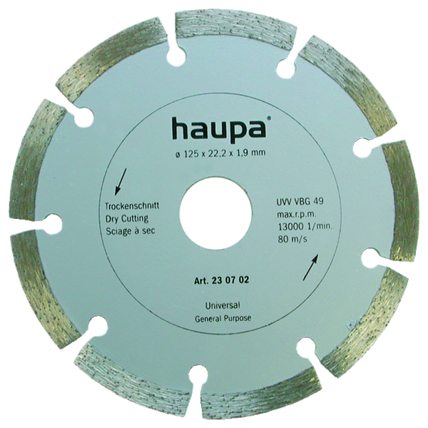 Diamond dry cutting discs 230x22.2 laser image 2