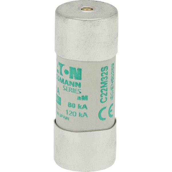 Fuse-link, LV, 32 A, AC 690 V, 22 x 58 mm, aM, IEC, with striker image 10