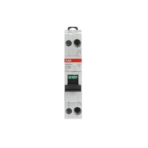 SN201 L-B20 Miniature circuit breaker - 1+NP - B - 20 A image 2