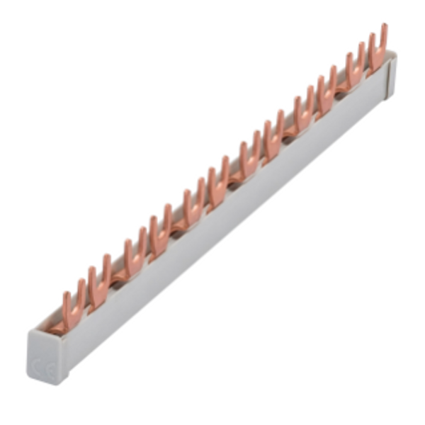 FORK BUSBAR - 2P 63A - 12 MODULES image 1