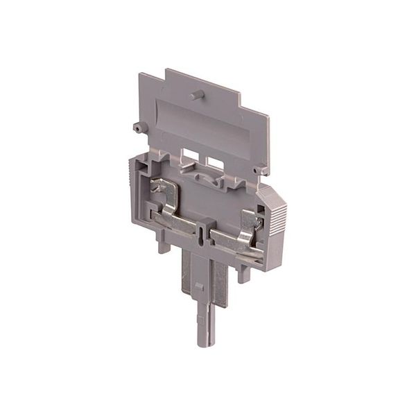 SNA SERIES GREY DIN RAIL TERMINAL BLOCK, 4MM², SINGLE-LEVEL, SCREW TERMINATION image 1