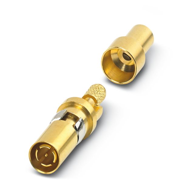 Contact (industry plug-in connectors), Male, 2.5 mm², 4.8 mm, turned image 1