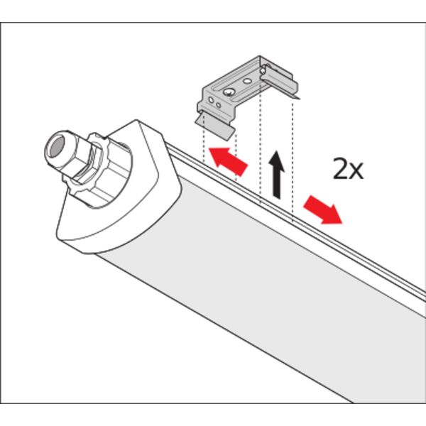 DAMP PROOF COMPACT GEN 1 1200 44W/3000K IP66 GR image 11