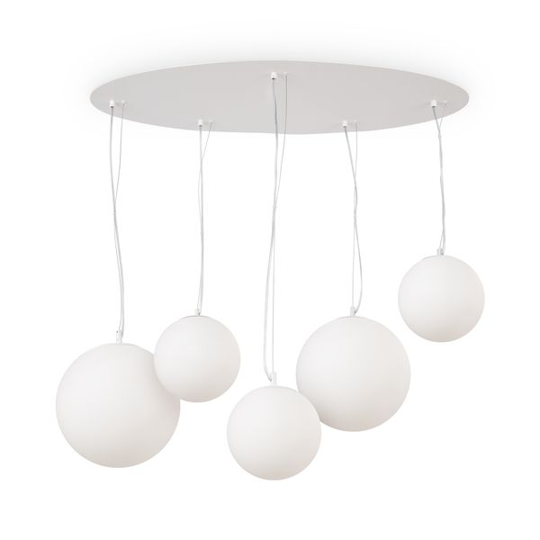 Modern Basic form Pendant lamp White image 1