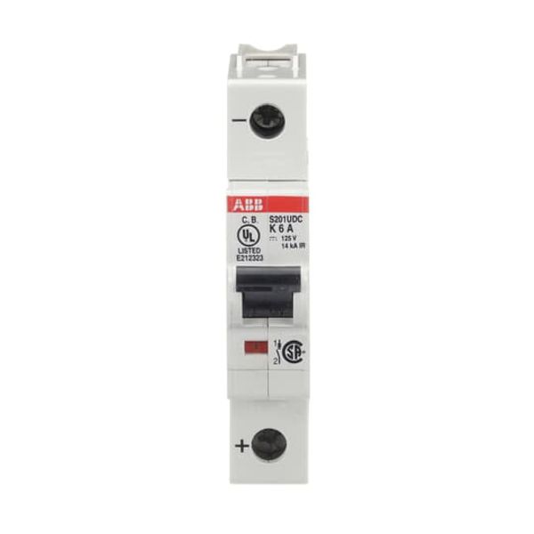 S201UDC-K6 Miniature Circuit Breaker - 1P - K - 6 A image 3