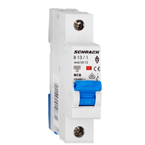 Miniature Circuit Breaker (MCB) AMPARO 6kA, B 13A, 1-pole image 1