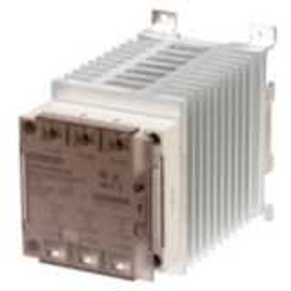 Solid-State relay, 3-pole, DIN-track mounting, 25A, 264 VAC max image 4