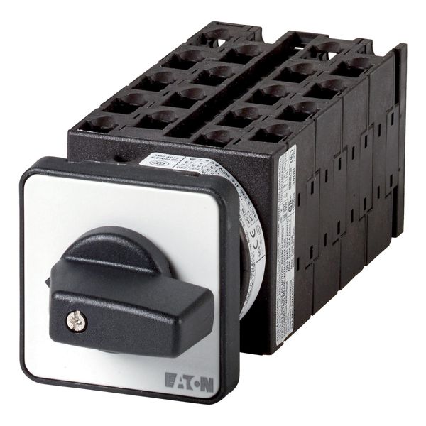 Step switches, T0, 20 A, flush mounting, 9 contact unit(s), Contacts: 18, 45 °, maintained, Without 0 (Off) position, 1-6, Design number 15153 image 4