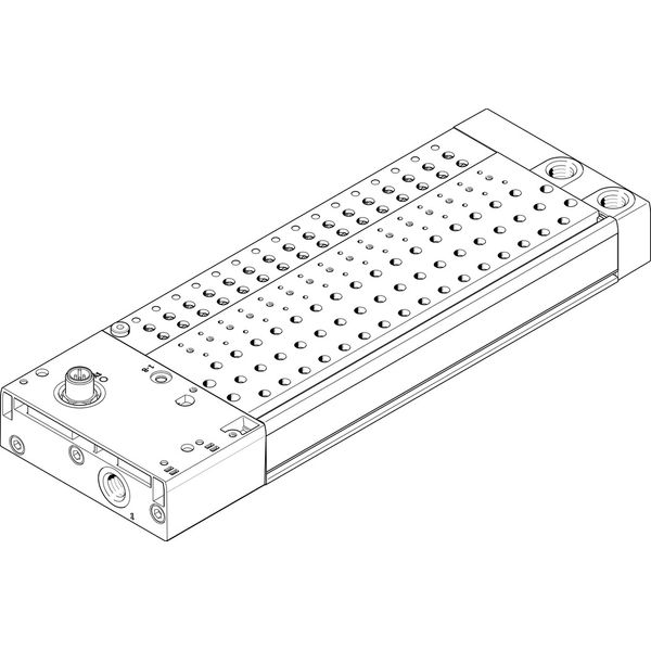 VABM-C8-12E-G14-10-PT-L Manifold rail image 1