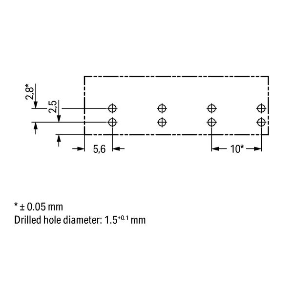 Plug for PCBs straight 4-pole pink image 4