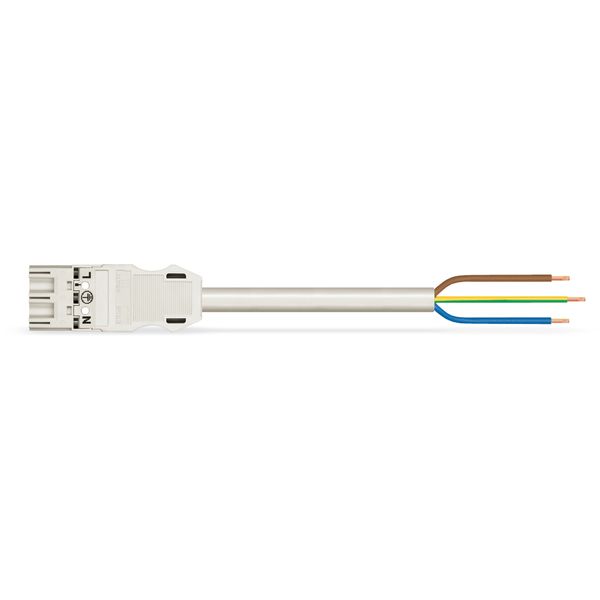 pre-assembled connecting cable;Eca;Plug/open-ended;white image 5