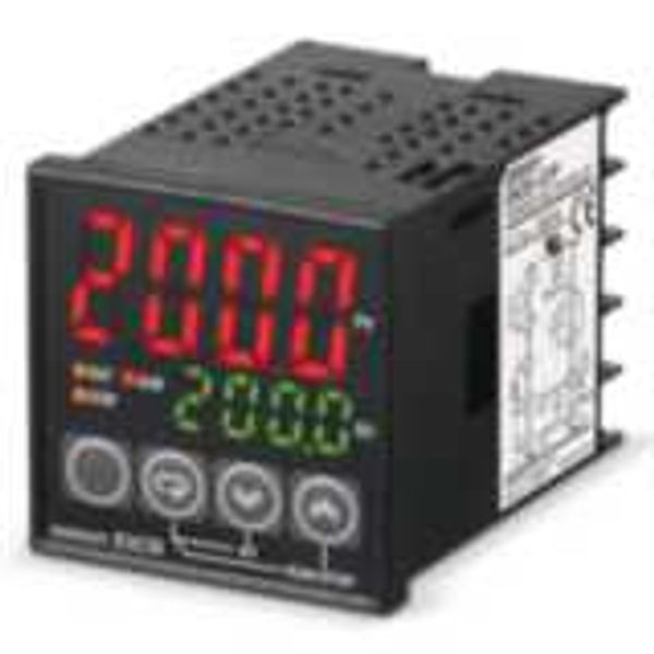 Temp. controller, LITE, 1/16DIN (48 x 48mm), 12 VDC pulsed output, ON/ image 2