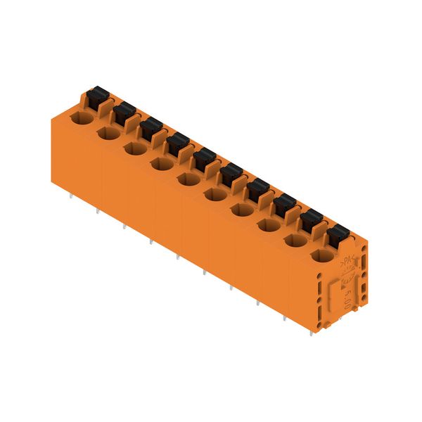 PCB terminal, 7.50 mm, Number of poles: 10, Conductor outlet direction image 2